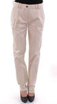 Pantaloni Chino in cotone beige Dolce & Gabbana - Taglia IT44-L