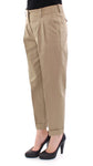 Pantaloni Chino in cotone beige Dolce & Gabbana - Taglia IT42-M