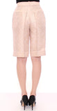 Pantaloncini al ginocchio in broccato beige Zeyneptosum - IT44-L