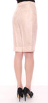 Pantaloncini al ginocchio in broccato beige Zeyneptosum - IT44-L