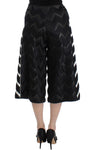 Pantaloncini -pelle martellata Chevron MARTINA SPETLOVA neri - IT40-S