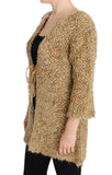 PINK MEMORIES Maglione in lana misto lana beige - Taglia IT42-M