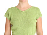 PINK MEMORIES Maglione misto cotone verde