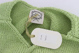 PINK MEMORIES Maglione misto cotone verde