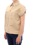 Top Camicetta senza maniche Andrea Incontri Beige - Taglia IT40-S