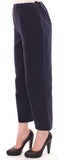 Pantalone in cotone cropped blu Andrea Incontri - Taglia IT44-L