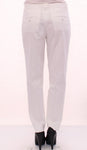 Pantaloni eleganti modello Dolce & Gabbana in cotone bianco - IT40-S