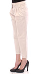 Pantaloni jeans in cotone beige con taglio Dolce & Gabbana - IT40-S