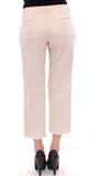 Pantaloni jeans in cotone beige con taglio Dolce & Gabbana - IT40-S