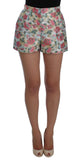 Shorts in broccato floreale multicolore Dolce & Gabbana - IT44-L