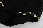 Pantaloncini con paillettes in cristallo nero Dolce & Gabbana - IT40-S