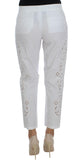 Pantaloni Sicilia con taglio floreale floreale Dolce & Gabbana-IT36-XS