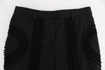 Pantaloni cotone stretch nero Torero Capris Dolce & Gabbana - IT44-L