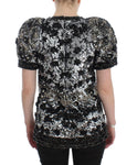 Top in blusa runway in cristallo trasparente nero Dolce&Gabbana-IT38-XS