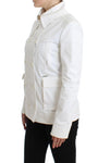 Blazer cappotto giacca doppio petto GF Ferre bianco - Taglia IT40