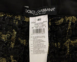 Pantaloncini in tessuto nero Dolce & Gabbana - Taglia IT40-S