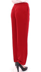 CO-TE Pantalone dritto in lana rossa - Taglia IT40-S