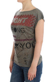 T-shirt con stampa nazionale di Costume National Grey - Taglia S