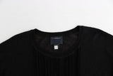 Maglia cavalli nera a maniche corte - Taglia IT48-XXL