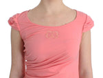 Top in cotone rosa Cavalli - Taglia IT46-XL