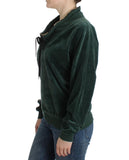 Maglia in cotone velluto verde Cavalli - Taglia IT46-XL