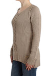 Maglia Cavalli in maglia di lana beige - Taglia IT42-M