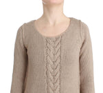 Maglia Cavalli in maglia di lana beige - Taglia IT42-M