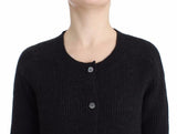 Galliano Cardigan in lana nera - Taglia S