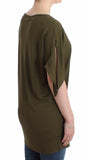 Top a maniche corte Galliano Green - Taglia XS