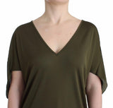 Top a maniche corte Galliano Green - Taglia XS