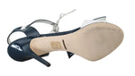 Sandali Dolce & Gabbana in pelle bianca blu Scarpe MARINA - EU35,5-US5