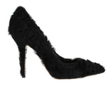 Dolce&Gabbana Black Xiangao -pelle di agnello pumps -pelle-EU40-US9,5