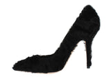 Dolce&Gabbana Black Xiangao -pelle di agnello pumps -pelle-EU40-US9,5