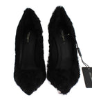 Dolce&Gabbana Black Xiangao -pelle di agnello pumps -pelle-EU40-US9,5