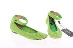 Scarpe da ballo a maglia in cotone verde Dolce & Gabbana - EU39-US8,5