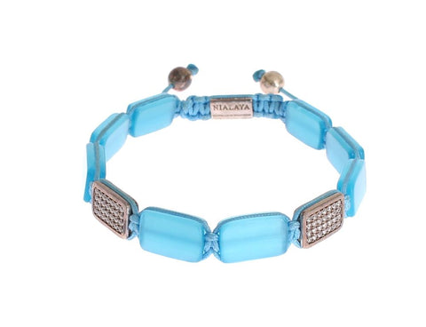 Bracciale in argento 925 Nialaya CZ - misura L