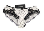 Sottotuta intimo in pizzo bianco e pizzo Dolce & Gabbana - IT3-M