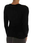 Versace Jeans Pullover stretch nero barocco - Taglia IT40-S