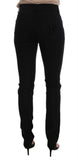 Versace Jeans Pantalone jeans slim in cotone elasticizzato nero - W27