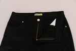 Versace Jeans Pantalone jeans slim in cotone elasticizzato nero - W32