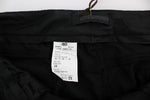 Pantaloni slim fit in velluto Ermanno Scervino nero misto viscosa-IT46-XL