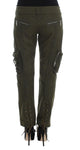 Pantaloni cargo loose fit in lana verde Ermanno Scervino - IT40-S