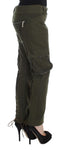 Pantaloni cargo loose fit in lana verde Ermanno Scervino - IT44-L