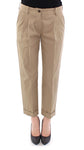 Pantaloni Chino in cotone beige Dolce & Gabbana - Taglia IT44-L