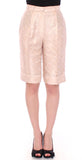 Pantaloncini al ginocchio in broccato beige Zeyneptosum - IT42-M