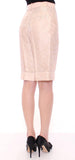 Pantaloncini al ginocchio in broccato beige Zeyneptosum - IT42-M