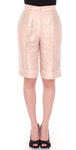 Pantaloncini al ginocchio in broccato beige Zeyneptosum - IT40-S