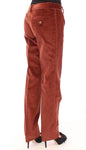 Pantaloni casual con logo dritto marrone chiaro e Gabbana - IT38-XS