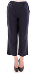 Pantaloni in cotone blu Andrea Incontri - Taglia IT42-M