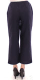 Pantaloni in cotone blu Andrea Incontri - Taglia IT42-M